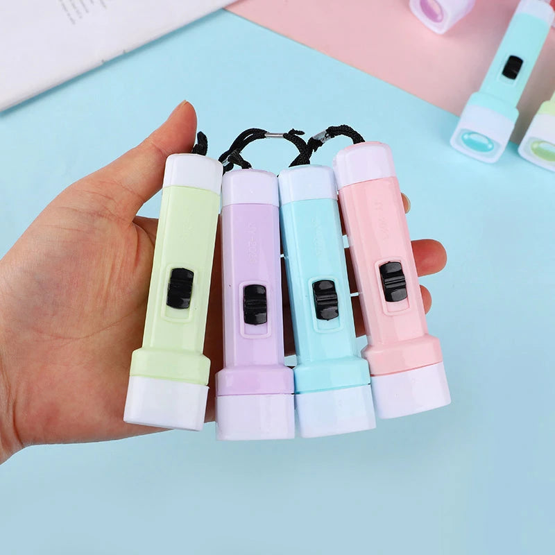 12Pcs LED Mini Flashlight Kids Birthday Party Favors Goodie Pinata Filler Toy Wedding Guests Gift Halloween Christmas Decoration