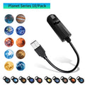 USB Projector Night Light LED Christmas Halloween Moon Lamp Holiday Ornaments For Ceiling Wall Atmosphere Mood Light Room Decor