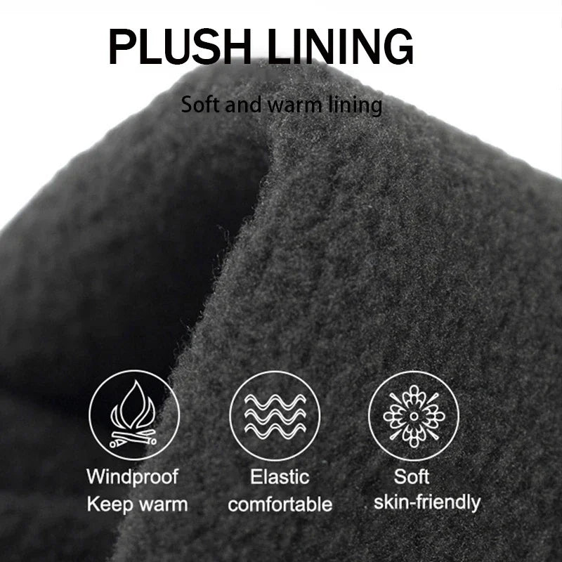 Winter Warm Gloves Touch Screen Windproof Cold-proof Cycling Gloves, Men's Women's Running, Hiking Skiing Gloves