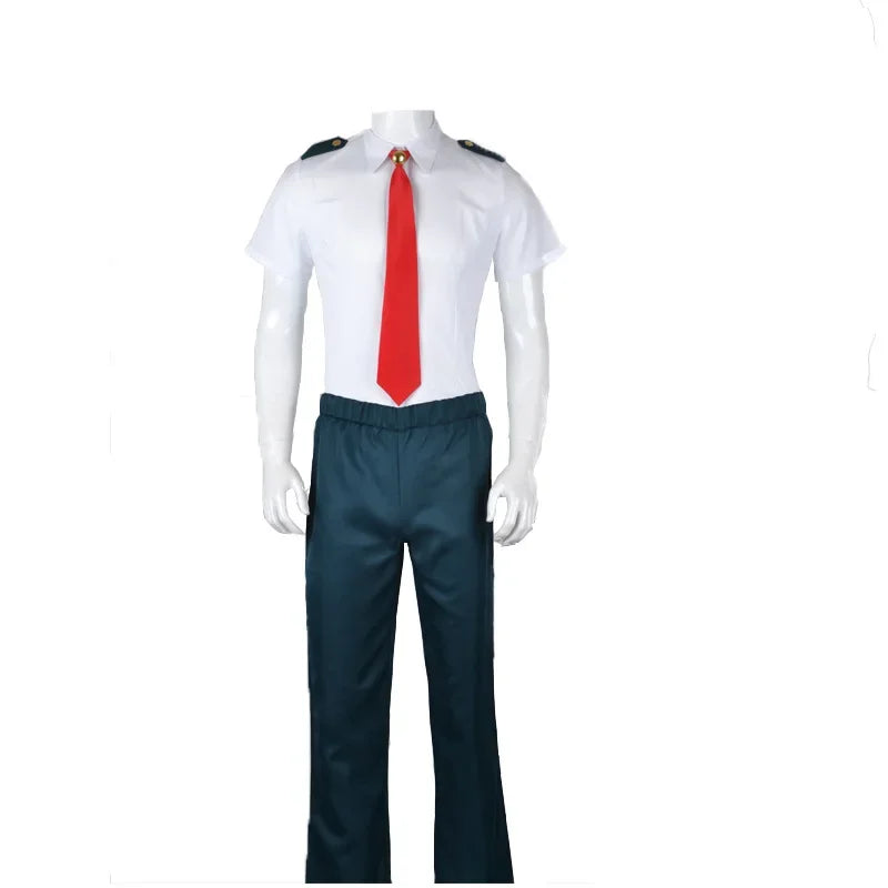 My Hero Academia Anime  Midoriya Izuku Cosplay Costume Todoroki Shoto School Uniform Set Wig Suit Unisex Halloween Role Play