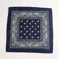 55cm*55cm Fashion Cotton Hip Hop Head Scarf Paisley Square Scarves Headwear Bandanna Hair Band Neck Wrist Wrap Band Accessories