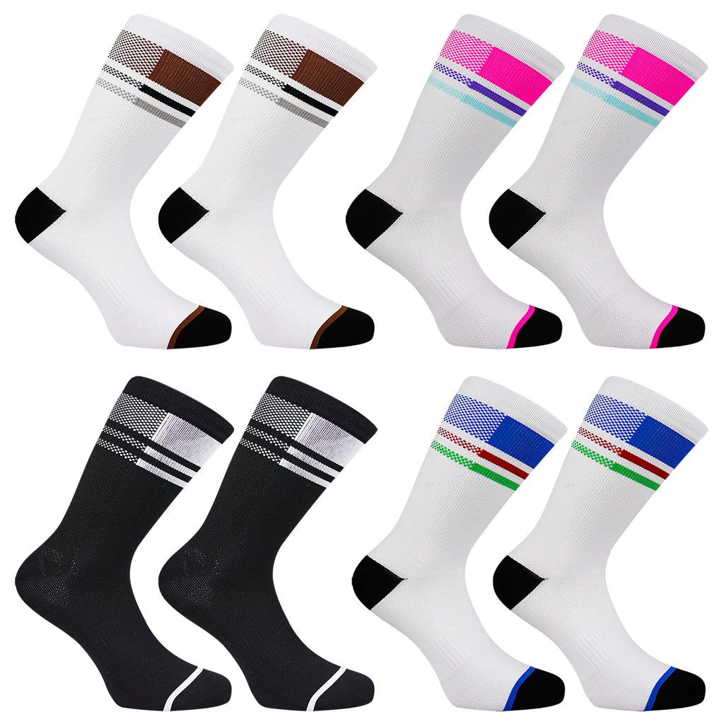 20 Colors MTB Bike Socks Comfortable Running Cycling Socks High Quality Road Bicycle Socks