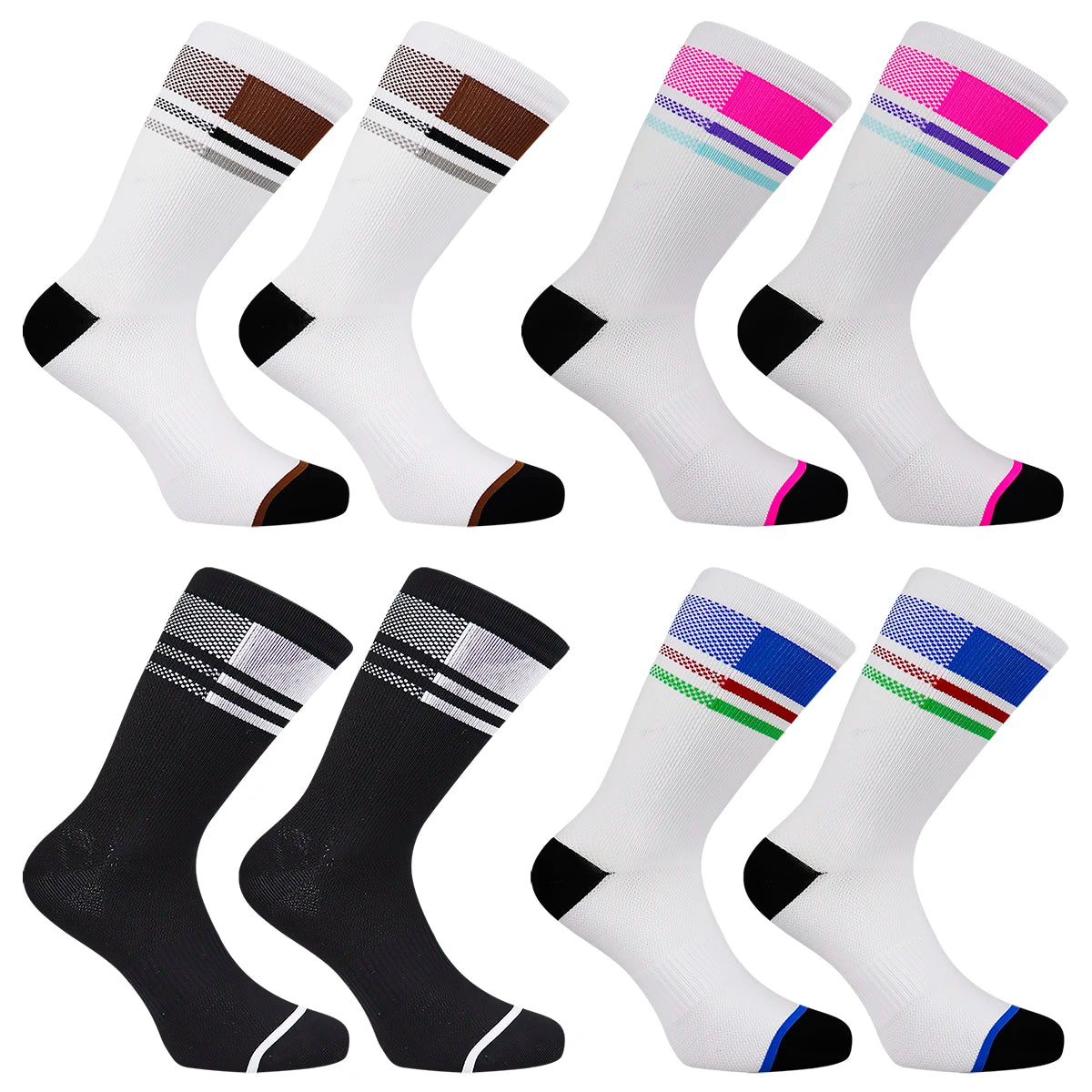 20 Colors MTB Bike Socks Comfortable Running Cycling Socks High Quality Road Bicycle Socks