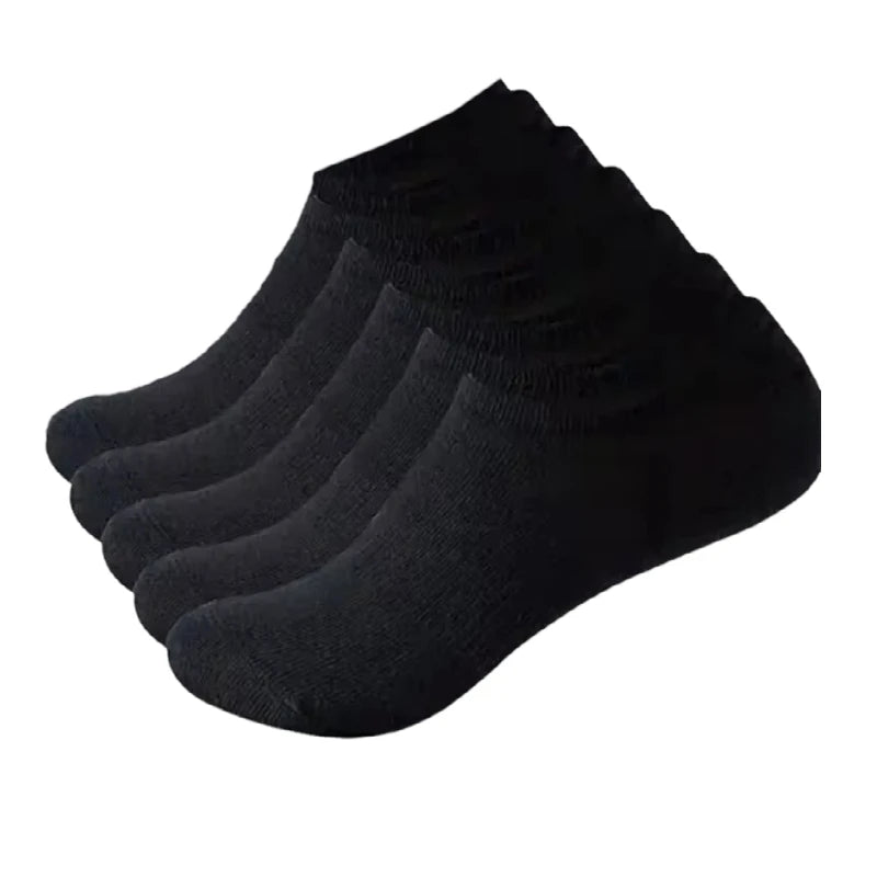 10/5/3pairs Breathable Con Sports Stockings Men Bamboo Fiber Autumn and Winter Men Socks Sweat Absorption Deodorant Business Sox
