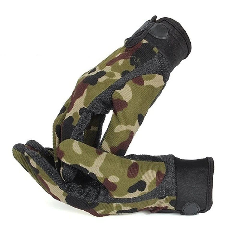 Fishing Gloves Summer Breathable Outdoor Riding Gloves Man Lady Light Bicycle Non-Slip Gloves Full Finger Fingerless