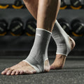 1 Pair One Size Elastic Breathable Ankle Support Sleves for Running Basketball Cycling