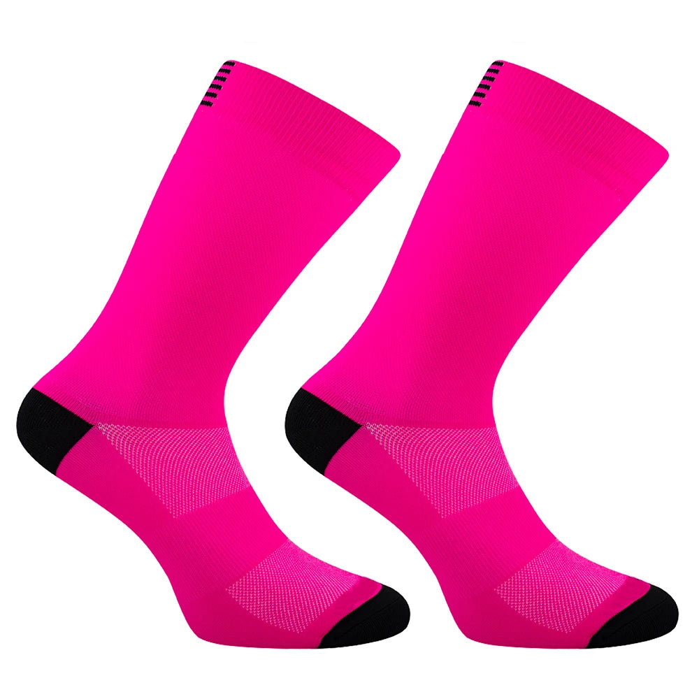 20 Colors MTB Bike Socks Comfortable Running Cycling Socks High Quality Road Bicycle Socks