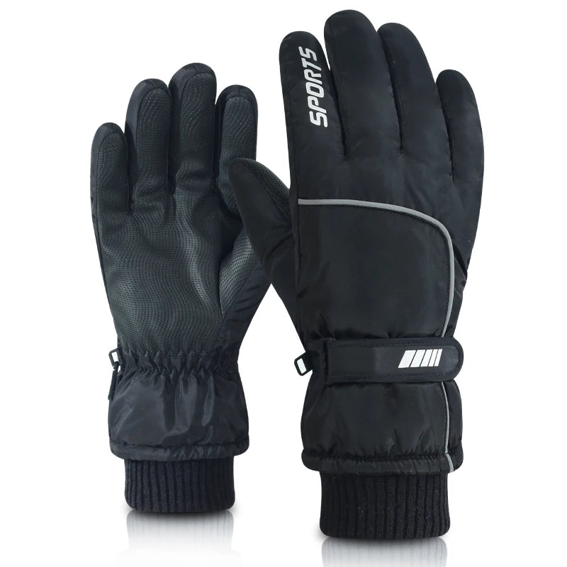 Men's AND WOMEN'S Professional Winter Warm Gloves, Warm Snow Gloves, Waterproof Motorcycle Gloves, Smile 506 Touch Screen