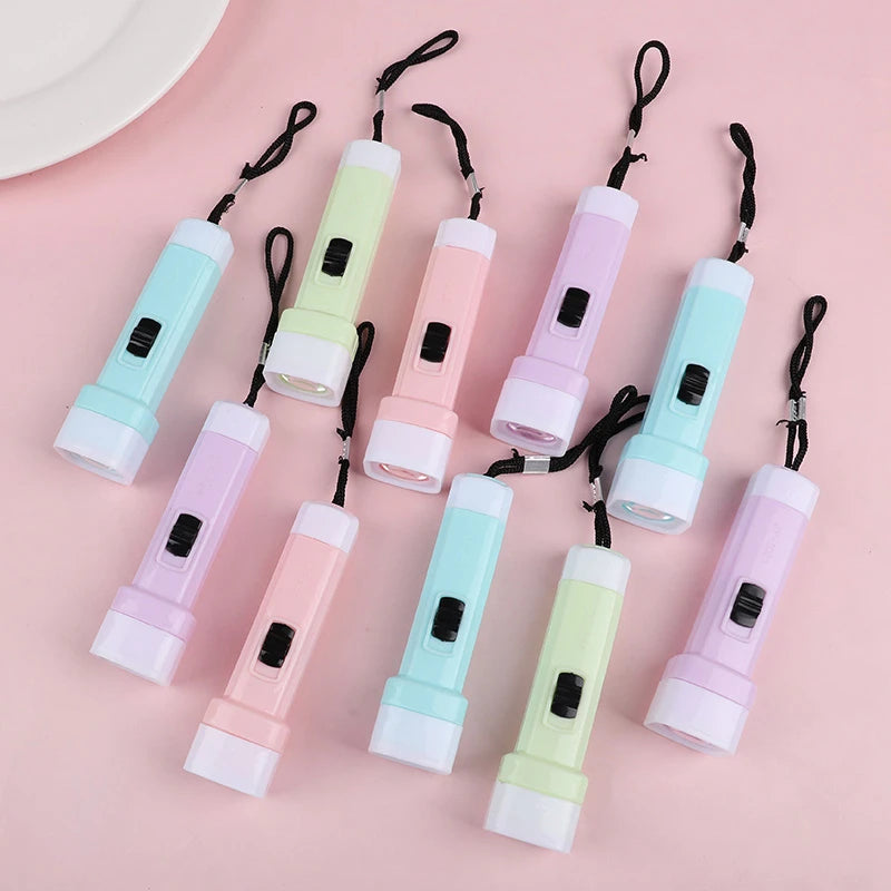 12Pcs LED Mini Flashlight Kids Birthday Party Favors Goodie Pinata Filler Toy Wedding Guests Gift Halloween Christmas Decoration