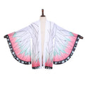 Japanese Anime Kochou Shinobu Cosplay Costume Summer Woman Kimono Cardigan Cloak Beach Vacation Bikini Butterfly Robe Tops