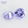 5A Cubic Zirconia Stone Multicolor Round Shape Brilliant Cut Loose CZ Stones Synthetic Gems Beads For Jewelry1.0~20mm AAAAA
