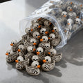 10/30pcs Cute Gothic Skeleton Duck -Plastic Figurine - Desk Decoration, Halloween Miniature Scene DIY Accessory