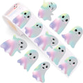 500pcs Halloween Ghost Stickers Roll Ghost Laser Stickers Decorative Self-Adhesive Paper Decals for Halloween Party Favors