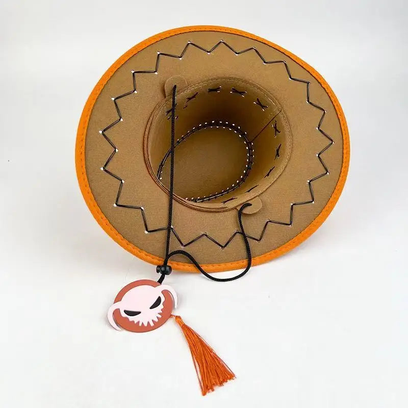 Brdwn Unisex Portgas D Ace Anime Cosplay Hats Cowboy Cap Adult Christmas Gift